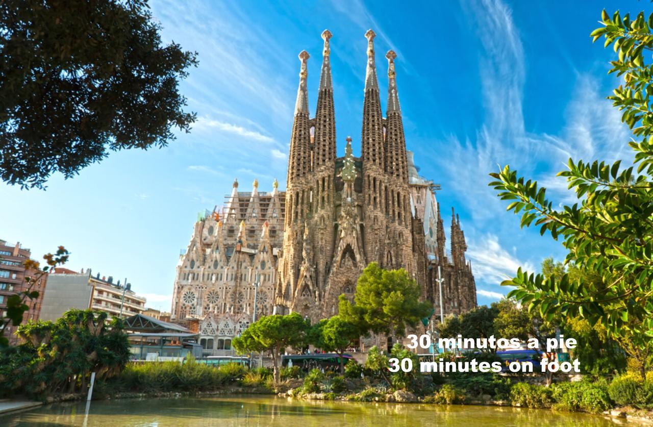 Aparthotel Ático, terraza y BBQ, Metro BCN, Park Güell Barcelona Exterior foto