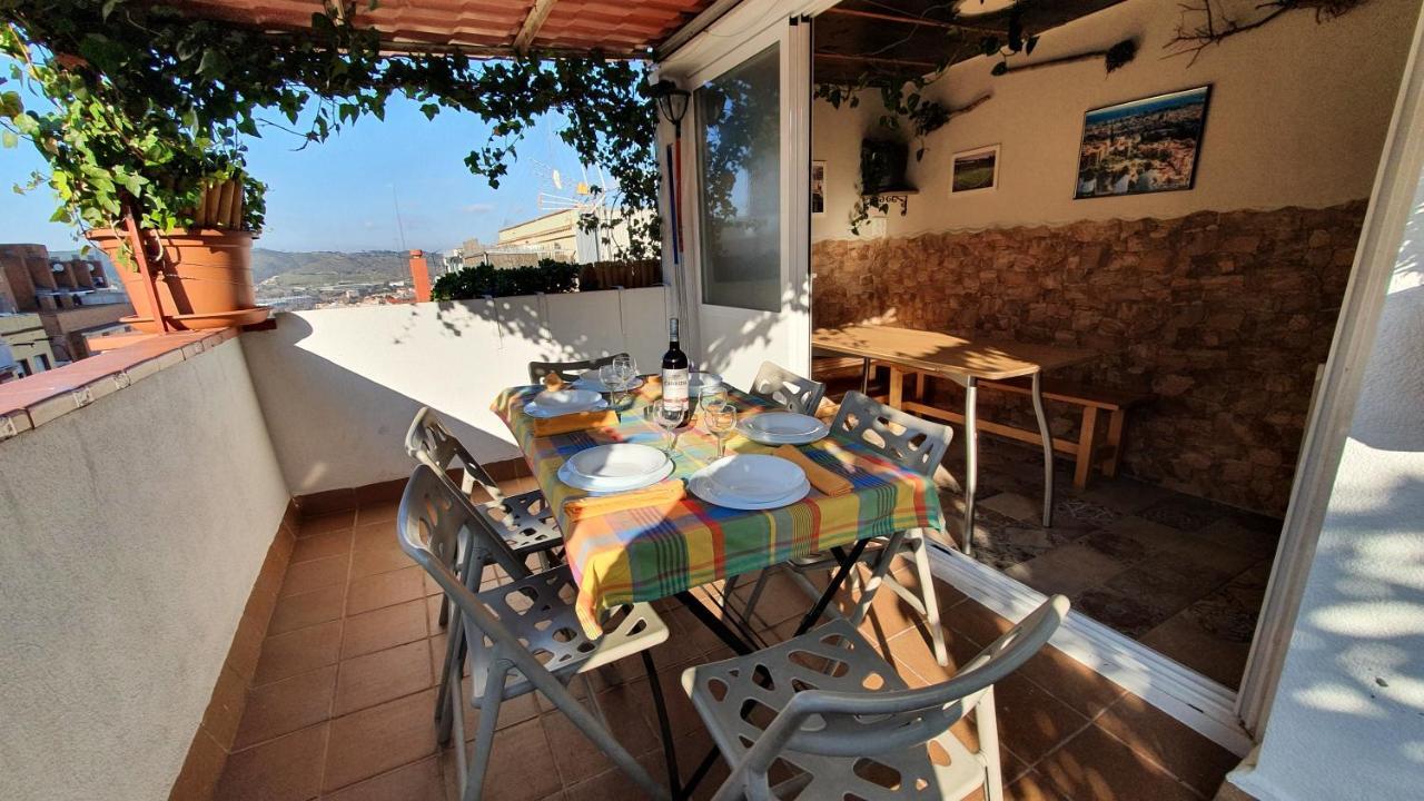 Aparthotel Ático, terraza y BBQ, Metro BCN, Park Güell Barcelona Exterior foto